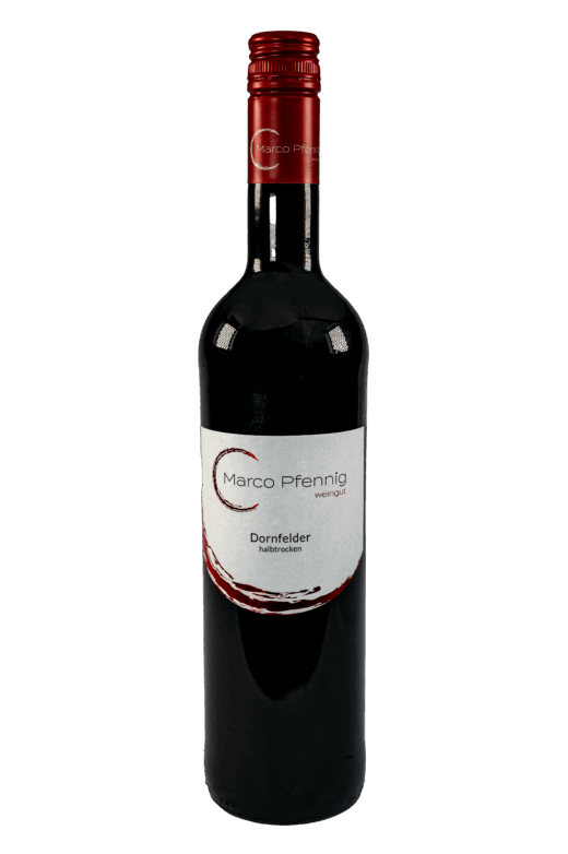 2022er Dornfelder Rotwein halbtrocken