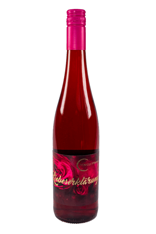 "Liebeserklärung" Rosé Perlwein trocken
